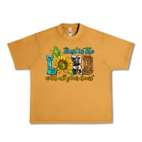 Peanut Butter trust in the lord with all your heart Urban Heavy Tee - NancyCooperArtShop