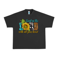 Pigment Black trust in the lord with all your heart Urban Heavy Tee - NancyCooperArtShop