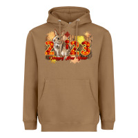 Toasted Coconut chinese new year 2023 rabbit year Heavyweight Hoodie - CowGirlArtShop