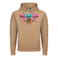 Vintage Coffee western cow and heart Vintage Hoodie - MaliasSmallBusiness