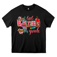 Black little miss 5 th grade Heavy Core Tee - AdoDesignShop