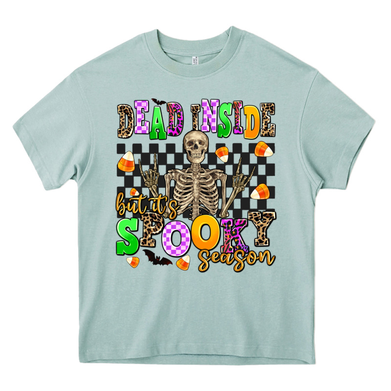 Dead Inside But Its Spooky Season Heavy Core Tee by AdoDesignShop | Teevron