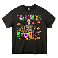 Asphalt dead inside but its spooky season Heavy Core Tee - AdoDesignShop