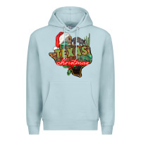 Blue Mist texas christmas Premium Hoodie - CowGirlArtShop