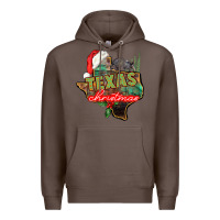 Coffee texas christmas Premium Hoodie - CowGirlArtShop