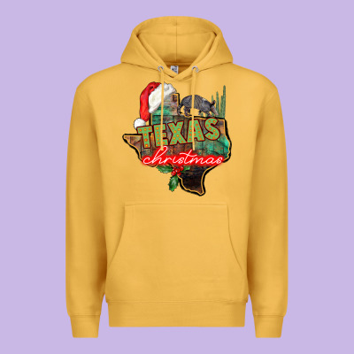 Texas Christmas Premium Hoodie Designed By Cowgirlartshop