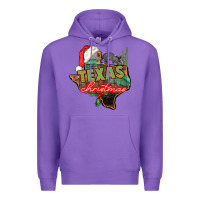 Purple texas christmas Premium Hoodie - CowGirlArtShop