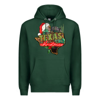 Sports Green texas christmas Premium Hoodie - CowGirlArtShop
