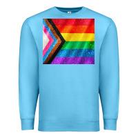 Ocean Blue Pride flag Premium Sweatshirt - CowGirlArtShop