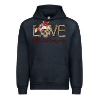 Navy skull love christmas Urban Hoodie - FaDigitalArtStudio