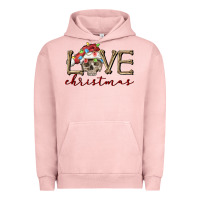 Pigment Salmon skull love christmas Urban Hoodie - FaDigitalArtStudio