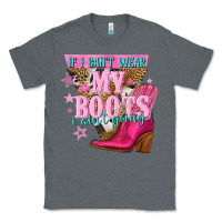 Charcoal Heather if i cant wear my boots i aint going Classic Tee - NancyCooperArtShop