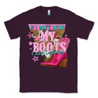Plum if i cant wear my boots i aint going Classic Tee - NancyCooperArtShop