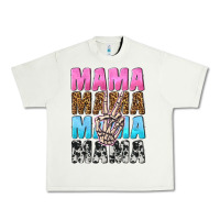 Pistachio mama skeleton peace leopard pattern Urban Heavy Tee - NancyCooperArtShop