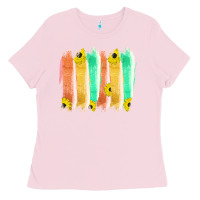 Bubblegum Pink Western Color Farm Life Brush Strokes Ladies Tee - Bettercallsaul