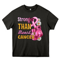 Asphalt Stronger than breast cancer Heavy Core Tee - Artiststas