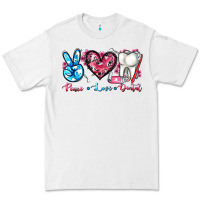 White peace love dental Premium Tee - AdoDesignShop