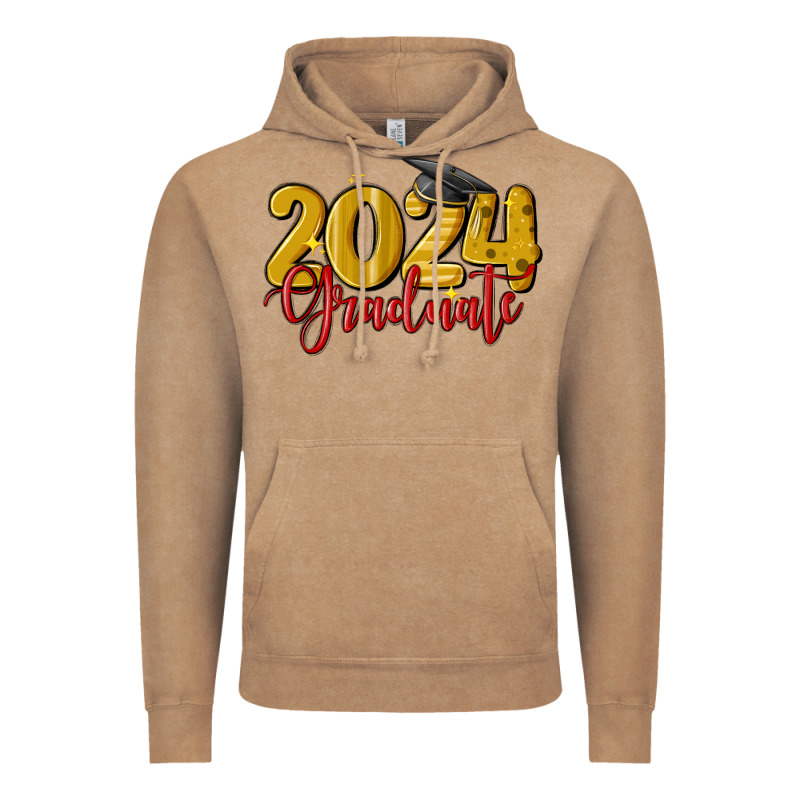 2024 Graduate Vintage Hoodie by MaliasSmallBusiness | Teevron