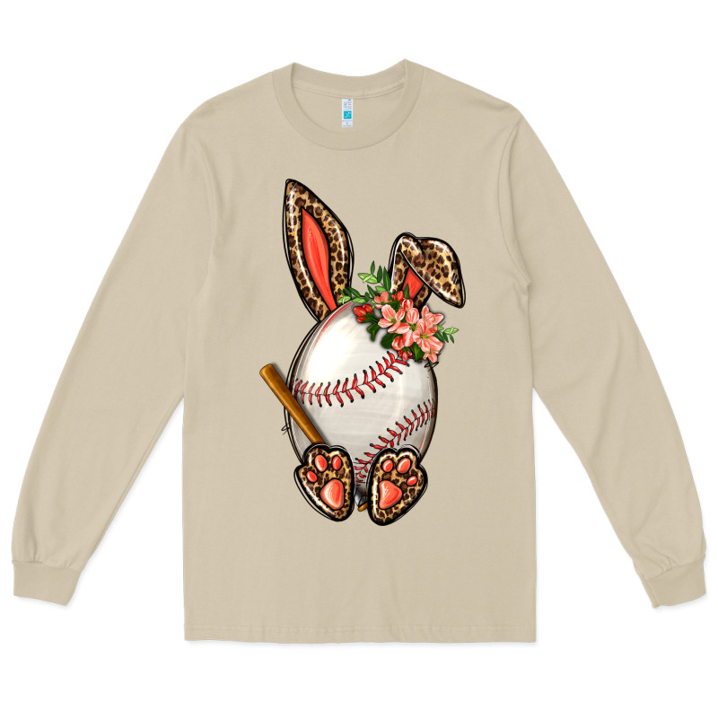 Baseball Easter Bunny Long Sleeve Tee by BundleAndBundleShop | Teevron
