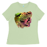 Matcha bat halloween patch Ladies Tee - BundleAndBundleShop