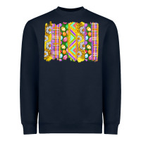 Navy Easter Brushstrokes Heavyweight Sweatshirt - BundleAndBundleShop