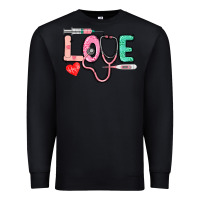 Black Love Nursing Premium Sweatshirt - CowGirlArtShop