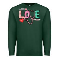 Sports Green Love Nursing Premium Sweatshirt - CowGirlArtShop