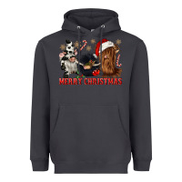 Smoke merry christmas heifer cow gnomies Heavyweight Hoodie - CowGirlArtShop