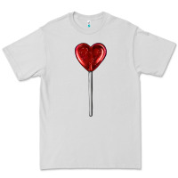 Dove Grey heart candy Premium Tee - AdoDesignShop
