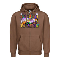 Chestnut I Am Sorry The Nice Bus Driver Is on Vacation Zipper Hoodie - texasbilliewilder