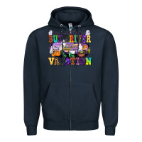 Navy I Am Sorry The Nice Bus Driver Is on Vacation Zipper Hoodie - texasbilliewilder
