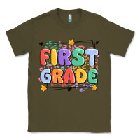Army Green first grade Classic Tee - MaliasSmallBusiness