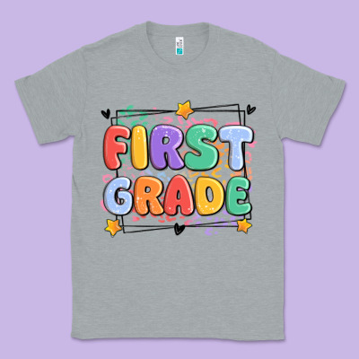 First Grade Classic Tee Designed By Maliassmallbusiness