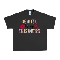 Pigment Black beauty is my business Urban Heavy Tee - MaliasSmallBusiness