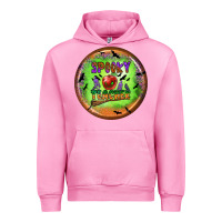 Fuchsia Pink Spooky Teacher Urban Hoodie - BundleAndBundleShop