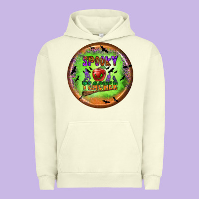 Spooky Teacher Urban Hoodie Designed By Bundleandbundleshop