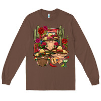 Chestnut Mexican Gnomies Truck Long Sleeve Tee - BundleAndBundleShop