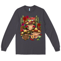 Smoke Mexican Gnomies Truck Long Sleeve Tee - BundleAndBundleShop