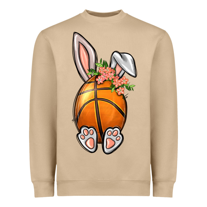 Basketball Easter Bunny Heavyweight Sweatshirt by BundleAndBundleShop | Teevron