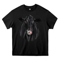 Black black angus Heavy Core Tee - JahusDesignShop