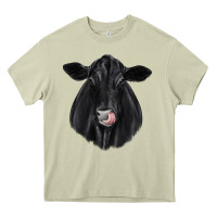 Mossy black angus Heavy Core Tee - JahusDesignShop