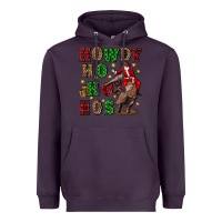 Plum howdy ho ho hos christmas Heavyweight Hoodie - CowGirlArtShop