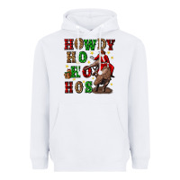 White howdy ho ho hos christmas Heavyweight Hoodie - CowGirlArtShop
