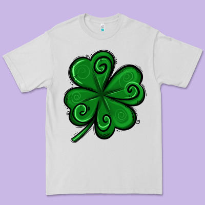 St. Patrick's Day Shamrock Premium Tee Designed By Jasminsmagicworld