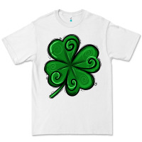 White St. Patrick's Day Shamrock Premium Tee - Jasminsmagicworld