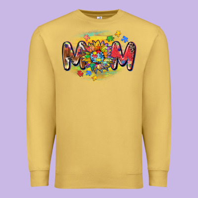 Autism Mom Premium Sweatshirt Designed By Cowgirlartshop
