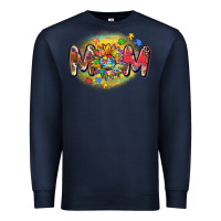 Navy autism mom Premium Sweatshirt - CowGirlArtShop