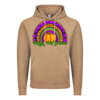 Vintage Coffee happy halloween rainbow Vintage Hoodie - Jasminsmagicworld