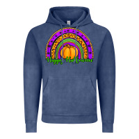 Vintage Denim happy halloween rainbow Vintage Hoodie - Jasminsmagicworld