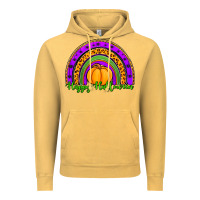 Vintage Mustard happy halloween rainbow Vintage Hoodie - Jasminsmagicworld